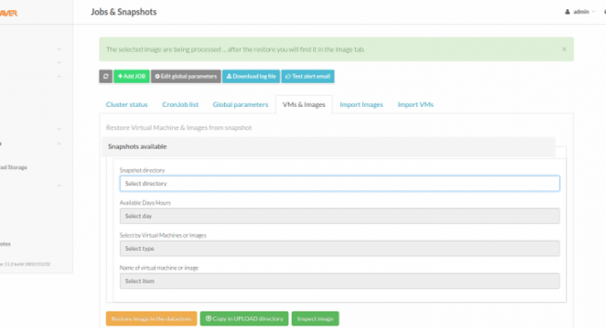 NODEWEAVER BACKUP RECOVERY AND IMAGE EXPLORE